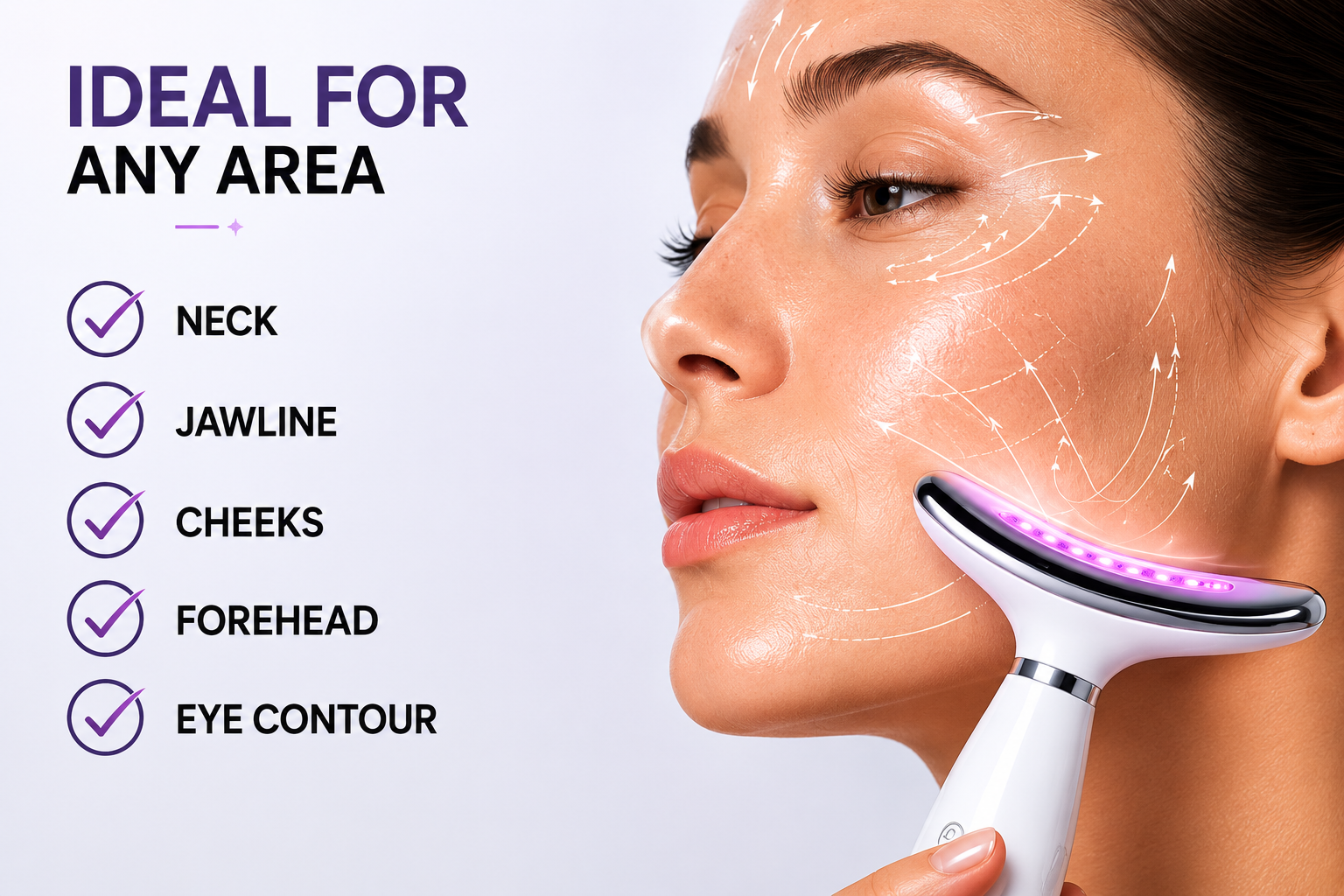 GlowLift Pro — 7-Color LED Neck & Face Massager